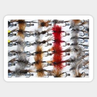 Hand-Tied Flies for Flyfishing Sticker